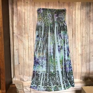 Style Co Maxi Dress Spring Size L tropical 🌴